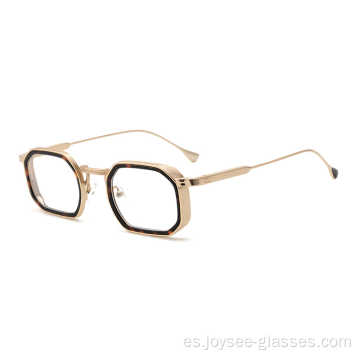 Bonito marco de gafas de acetato de diseño especial para mujeres y hombres